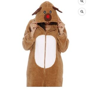 Reindeer adult bodysuit
